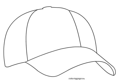 printable paper baseball cap template customize  print