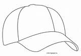 Coloring Cap Baseball Caps Pages Hat Drawing Printable Clip Nurse Kids Sketch Hats Drawings Template Color Easy Print Quilt Pattern sketch template