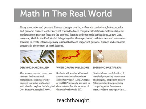 math   real world  examples lessons resources