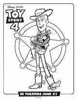 Woody Coloring Story Toy Printable Pages sketch template