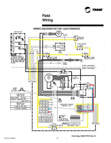 trane furnace diagram  wiring diagram