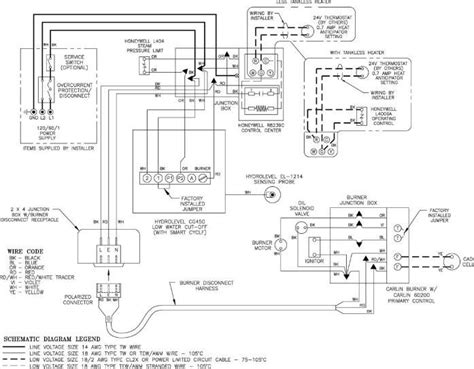 oil burner wiring schematic