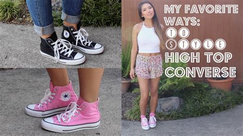 favorite ways  style high top converse youtube