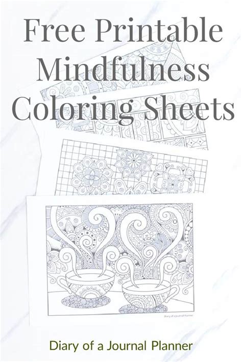 printable mindfulness coloring pages printable world holiday