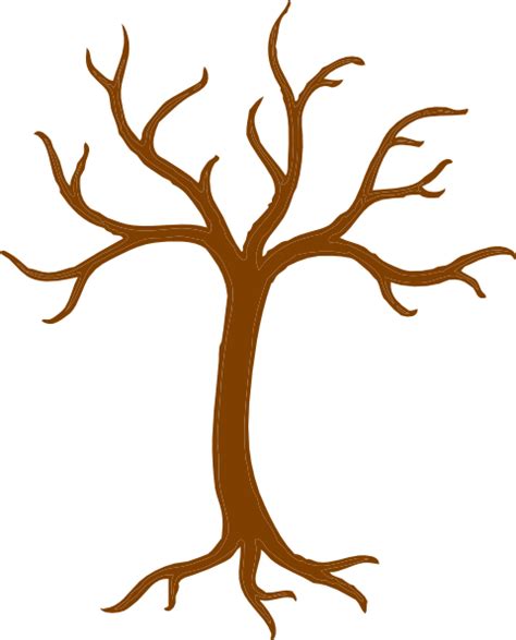 tree trunk coloring page clipart
