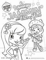Coloring Strawberry Shortcake Pages Princess Library Clipart Summer sketch template