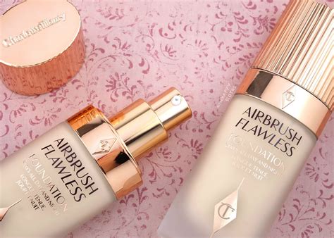 charlotte tilbury airbrush flawless foundation review  happy sloths beauty makeup