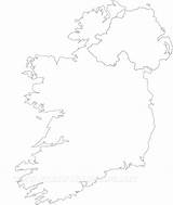 Ireland Map Outline Political Drawing Blank Counties Paintingvalley Freeworldmaps Europe sketch template