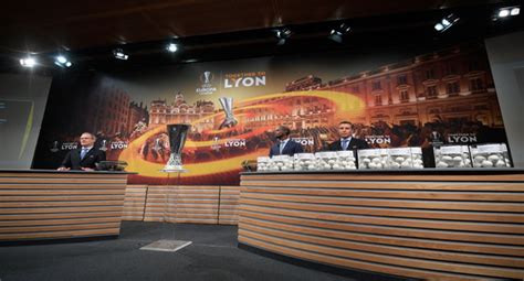 europa league   draw channels television