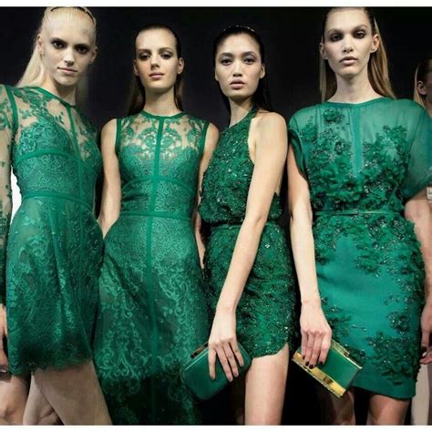 elie saab green dresses very elegant and classy ♥♥♥