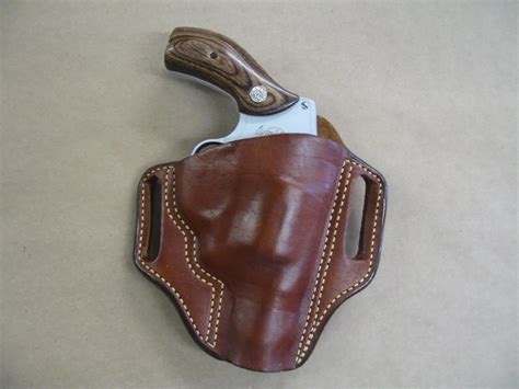 buy smith wesson sw  frame revolver leather  slot molded pancake belt holster ccw tan rh