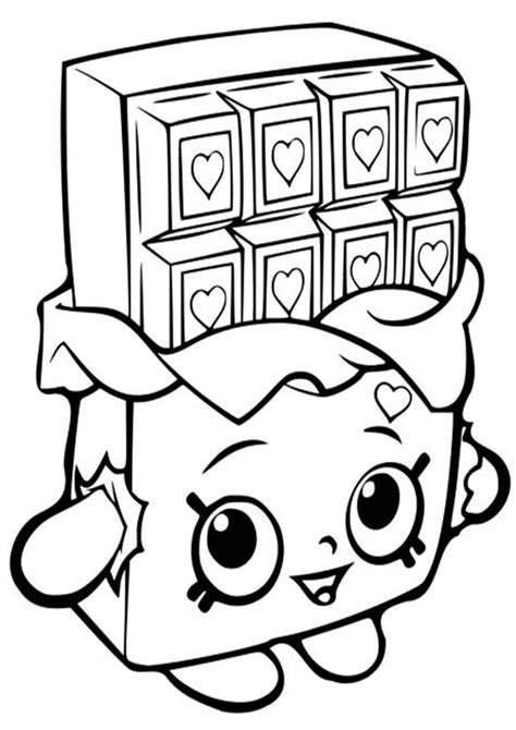 fun shopkins coloring pages         easy