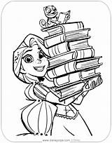 Tangled Coloring Series Rapunzel Pages Pascal Disney Disneyclips Books Printable Depuis Enregistrée sketch template