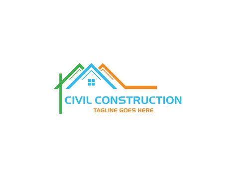 civil construction logo construction logo real estate logo  jayanta kumar roy  dribbble