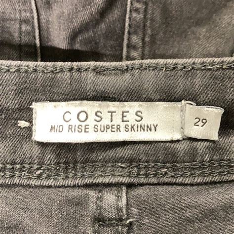 costes jeans groesse  schwarz elasthanbaumwolle einfarbig denim ebay