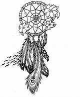 Dream Catcher Dreamcatcher Tattoo Coloring Pages Drawing Catchers Moon Owl Print Deviantart Drawings Tattoos Coloringtop Designs Mandala Adults Adult Cute sketch template