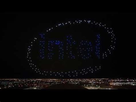 intel drones perform light show   super bowl halftime super
