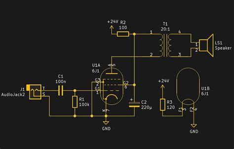 tiny tube amp    lot hackaday