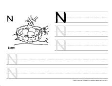 letter  writing  coloring sheet