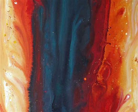 vibrant swirl abstract painting multi colorful abstract painting  liz  art