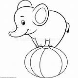 Circus Coloring Elephant Pages Simple Cute Drawing Clown Getcoloringpages Getdrawings Clipartmag Sheet Getcolorings Template sketch template