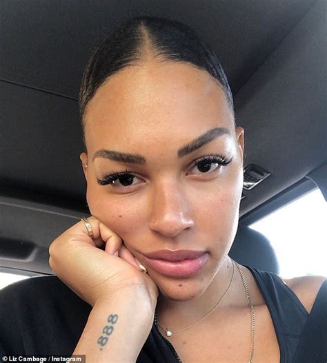 Liz Cambage Shows Off Her Figure In A Tiny G String Bikini In Mexico