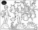 Paper Marisole Monday Dolls Printable Color Print Doll Coloring Bw Click Modern Snow Paperthinpersonas Marisol Pages Pdf Sets Version 1500 sketch template