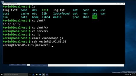 bash  windows   beginning   microsoft linux experiment