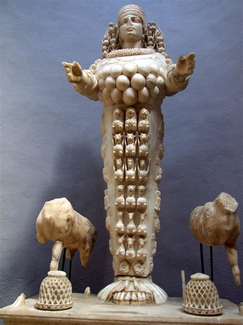 Selçuk Ephesus Museum Cybele Artemis Is Anatolian Fertility Goddess