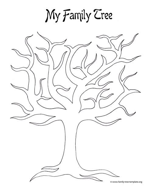 images  family tree outline printable printable family tree
