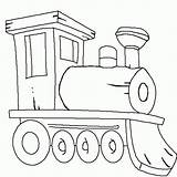 Locomotora Vapor Tren Dibujos sketch template