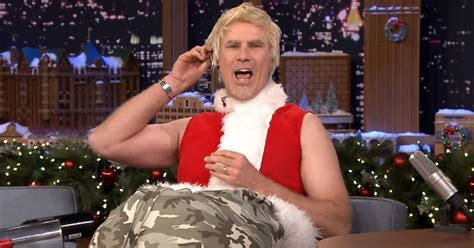 will ferrell is a hip new santa claus on the tonight show