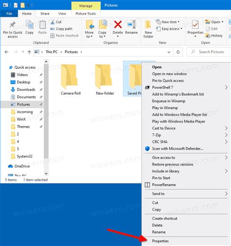 change  restore saved pictures folder location  windows  enburadabiliyorumcom