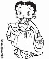Betty Boop Young Bettybooppicturesarchive sketch template
