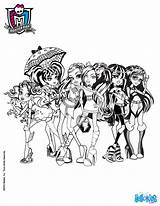 Monster High Coloring Para Colorear Las Dibujos Students Color Pages Print Chicas Online Dibujo Hellokids Monsterhigh sketch template