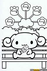 Cinnamoroll Sanrio Roll Cinnamorol 塗り絵 Pintar บ ไซ ต เว ไป sketch template