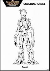 Coloring Galaxy Guardians Pages Groot Printable Activity Kit Characters Marvel Print Avengers Sheets Kids Gamora Disney Book Books Adult Superhero sketch template