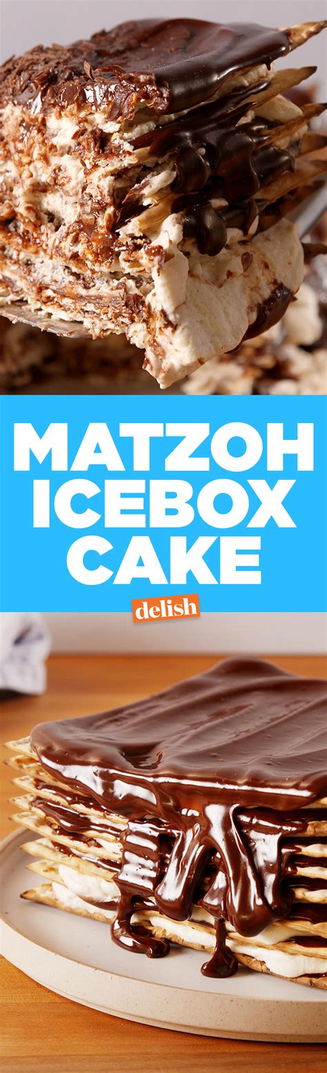 matzoh icebox cake recipe icebox cake passover recipes pesach recipes