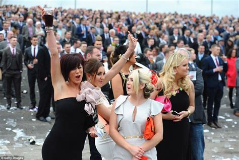 ladies day at aintree sees a day of revelry take its toll on the ladies