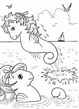 Coloring Ponies sketch template