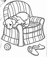 Coloring Puppy Pages Lab sketch template