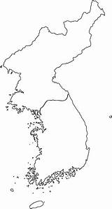 Korea Korean Map North Peninsula Outline South Geography Coloring War Than Mississippi Template Smaller Part But Twenty Percent 지도 Larger sketch template