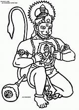 Hanuman Pencil Template Sketch sketch template