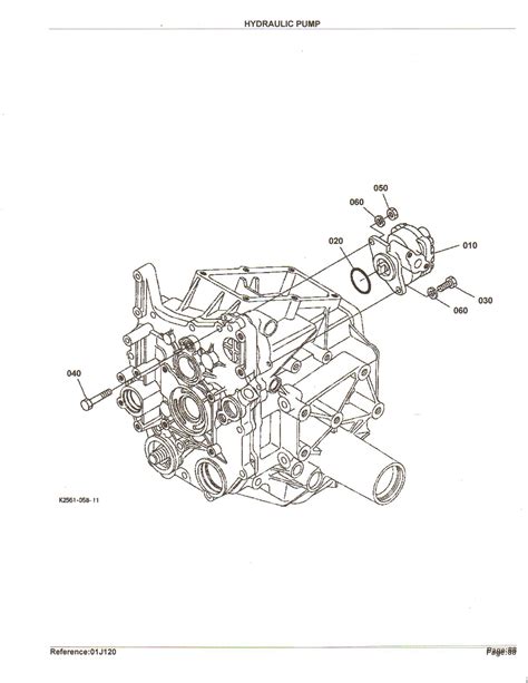 kubota bx hydraulic pump location qa  parts diagrams lines  replacement