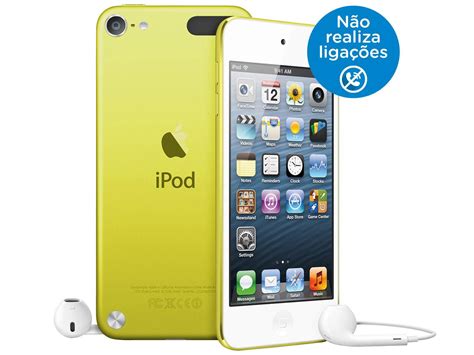 ipod touch apple gb multi touch wi fi bluetooth camera mp mggbza amarelo ipod touch