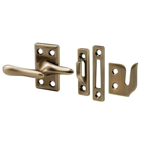 prime     antique brass die cast metal casement window sash lock  strikes