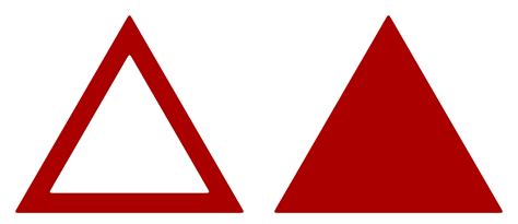 triangle sign model red stock  wuestenbrand  deviantart