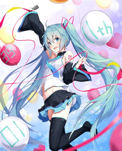 hatsune miku vocaloid drawn by takanashi kei hitsujikan