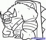 Castle Crashers Coloring Pages Boss Draw Cute Step Drawing Dragoart Barbarian sketch template