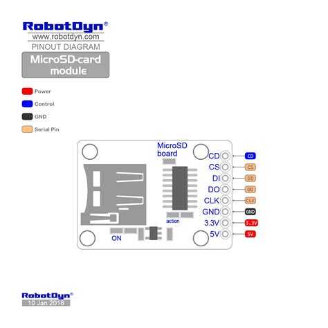 microsd card module robotdyn